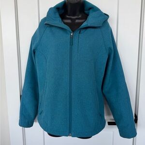 SPRING HOODED ZIP UP JACKET -womens size Medium -KIRKLAND BRAND -A true Medium